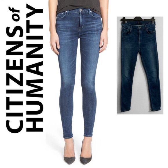 Citizens Of Humanity Denim - Citizens of Humanity Rocket High Rise Stretch Skinny Jeans 29